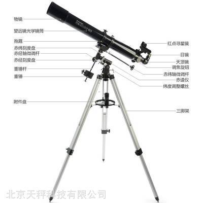 星特朗80EQ天文望远镜观星高清高倍太空倍儿童观天深空入门折射式